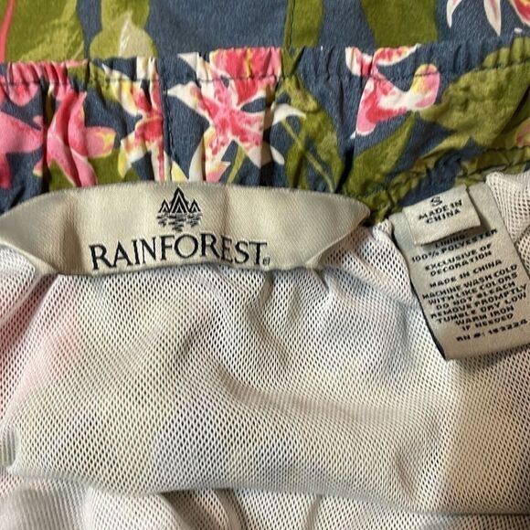 Rainforest men’s tropical print swim trunks. Size S - Picture 5 of 5